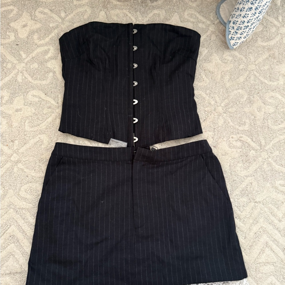 Lovers + Friends Pinstripe Ensemble